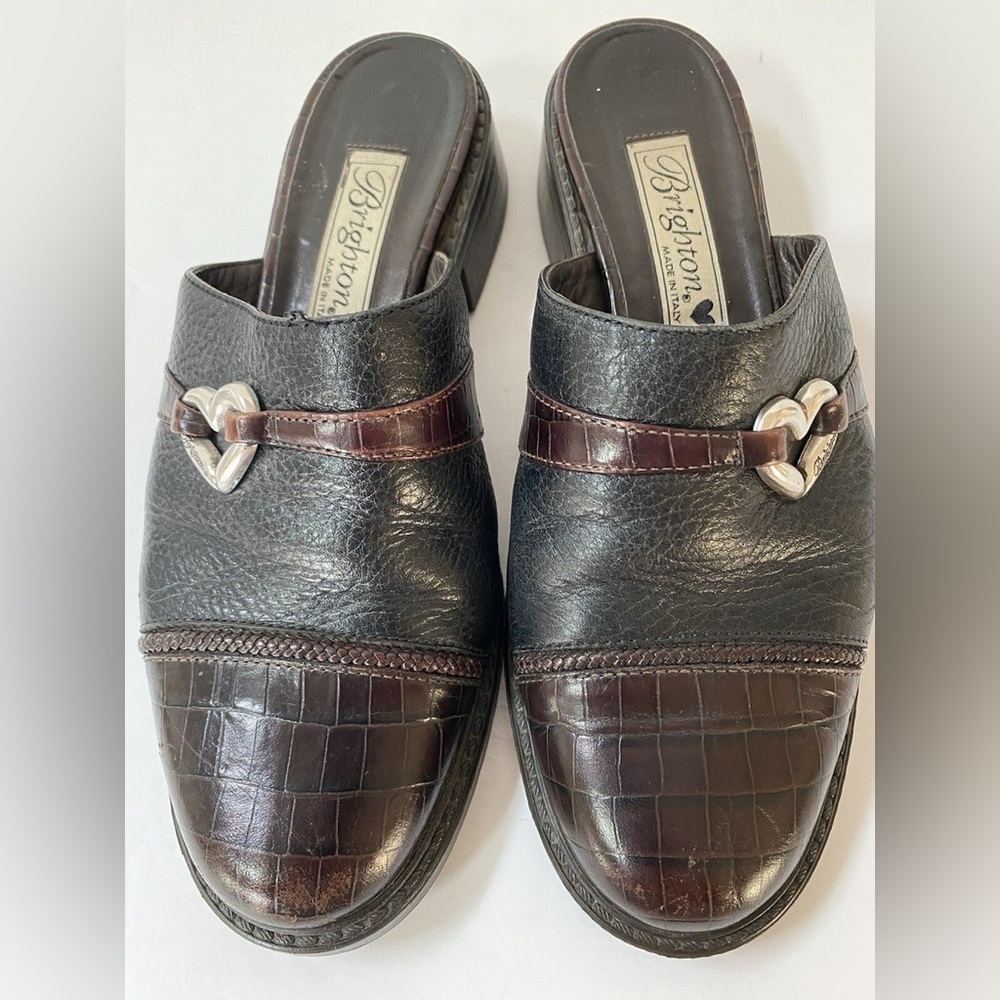Brighton Vintage  Kelsey leather mules. Size 9М NWOT